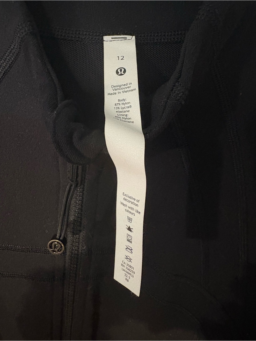 lululemon athletica Black Jacket - Picture 3 of 3